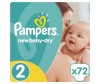 Pampers Подгузники New Baby Mini (3-6 кг) 72 шт.