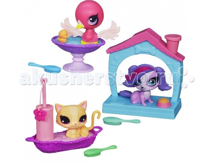 Littlest Pet Shop Зверюшка с волшебным мехом и аксессуарамиЗверюшка с волшебным мехом и аксессуарами Littlest Pet Shop Зверюшка с волшебным мехом и аксессуарамиЗверюшка с волшебным мехом и аксессуарамиLittlest Pet Shop Зверюшка с волшебным мехом и аксессуарами. Наборчик с очаровательной зверюшкой из популярного мультсериала для детей «Маленький зоомагазин» и забавными аксессуарами придется по вкусу каждой поклоннице этого доброго и увлекательного мультфильма, а также всем девочкам, которые любят домашних питомцев и с удовольствием ухаживают за ними. Игрушка представлена в ассортименте – игривый котёнок, милая декоративная собачка и симпатичная птичка. Каждый набор продаётся отдельно. К каждой зверюшке прилагаются различные аксессуарчики, в том числе и расческа, с помощью которой можно ухаживать за питомцем. Прикоснитесь расческой к фигурке, и Вы увидите, как зверюшки отреагируют на Вашу заботу!<br>