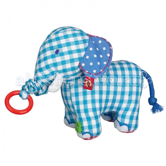 Мягкая игрушка Spiegelburg Слон Baby GluckСлон Baby Gluck Мягкая игрушка Spiegelburg Слон Baby GluckСлон Baby GluckSpiegelburg Мягкая игрушка Слон Baby Gluck. Очаровательная игрушка Baby Gluck в виде слоника. Хоботок легко удлиняется при помощи колечка, за которое нужно потянуть.<br>