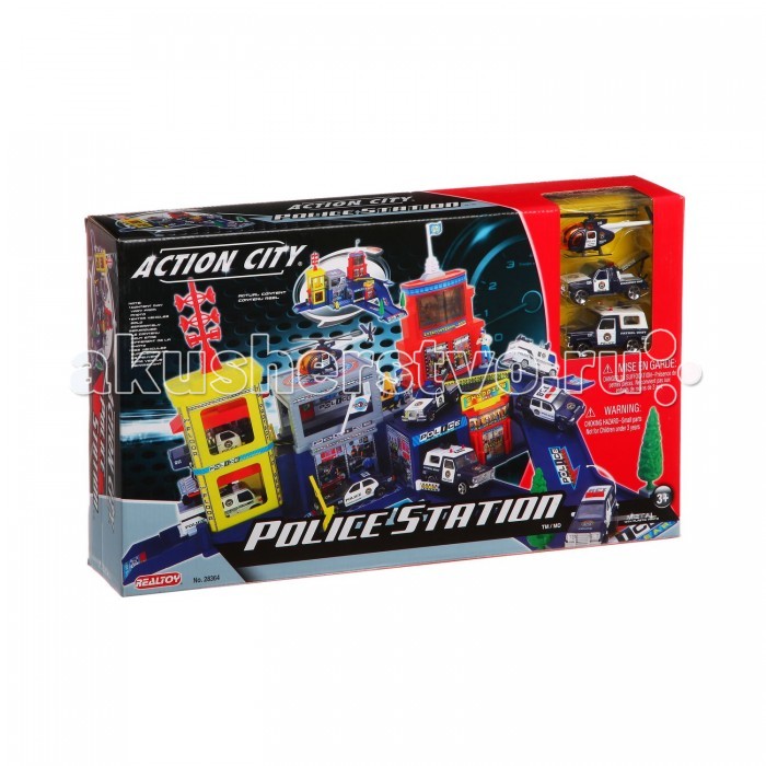 RealToy Игровой набор Полицейский участок 2 машины и вертолет 28364Игровой набор Полицейский участок 2 машины и вертолет 28364 RealToy Игровой набор Полицейский участок 2 машины и вертолет 28364Игровой набор Полицейский участок 2 машины и вертолет 28364RealToy Игровой набор Полицейский участок 2 машины и вертолет 28364. Если ваш ребенок непримиримый боец с преступностью, то этот набор для него. В этом полицейском участке есть все для борьбы со злом. Теперь город может спать спокойно. Все элементы изготовлены из пластика, имеют подвижные части. С набором можно использовать любые машинки, подходящие по размеру.<br>