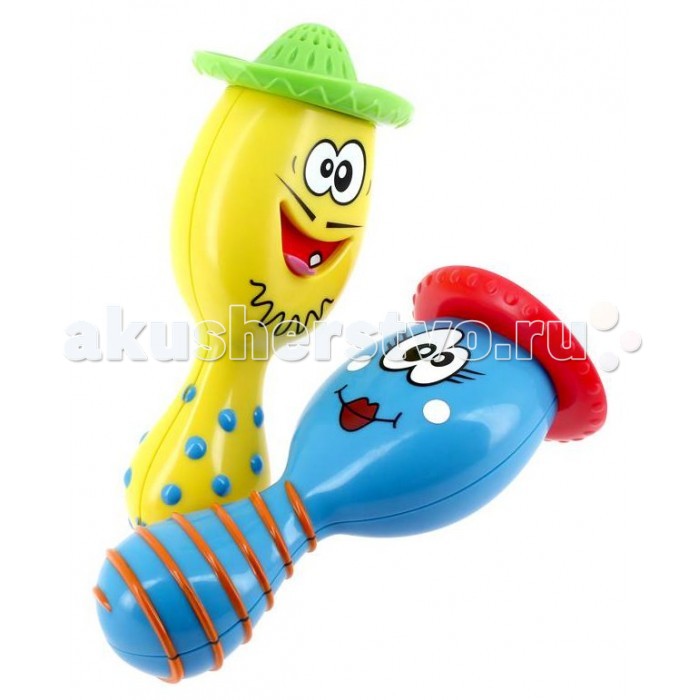 Музыкальная игрушка 1 Toy МаракасыМаракасы Музыкальная игрушка 1 Toy МаракасыМаракасыМаракасы , на которых можно не только играть, но и послушать, как мальчик - маракас поет. Нужно лишь нажать на язычок, торчащий из ротика, и ты услышишь забавные трели. 3 мелодии. Размер упаковки: 23 x 20 см<br>