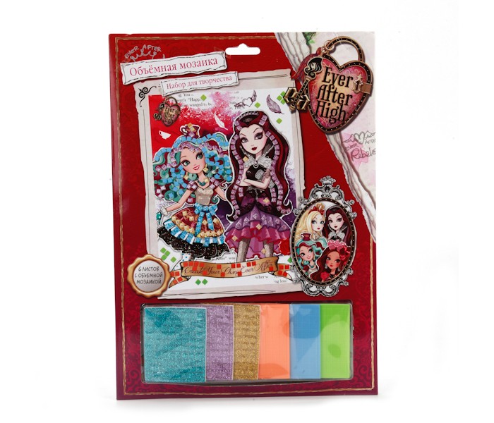 Multiart Объемная мозаика Ever After HighОбъемная мозаика Ever After High Multiart Объемная мозаика Ever After HighОбъемная мозаика Ever After HighMultiart Объемная мозаика Ever After High поможет с лёгкостью развить в ребенке творческие способности. Особенности: С набором для детского творчества ребенок сможет создать уникальную фигурную мозаику с изображением героини популярного диснеевского одноименного мультфильма. Ребенок с удовольствием окунется в увлекательный творческий процесс сборки мозаики, а готовую работу можно поместить в рамку (не входит в комплект) и украсить стену детской комнаты.<br>
