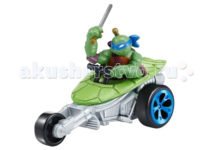Turtles Машинка Черепашки-ниндзя 7 см Лео на Вездеходе