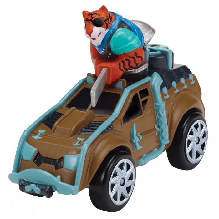 Playmates TMNT Машинка Черепашки-ниндзя 7 см Тигриный коготь на Сафари-джипеМашинка Черепашки-ниндзя 7 см Тигриный коготь на Сафари-джипе Playmates TMNT Машинка Черепашки-ниндзя 7 см Тигриный коготь на Сафари-джипеМашинка Черепашки-ниндзя 7 см Тигриный коготь на Сафари-джипеPlaymates TMNT Машинка Черепашки-ниндзя 7 см Тигриный коготь на Сафари-джипе 97217 Данная пластмассовая машинка принадлежит персонажу по имени Тигриный коготь из детского мультсериала Teenage Mutant Ninja Turtles. Торс героя расположен на крыше сафари-джипа, создавая тем самым иллюзию наполовину высунувшегося из салона одноглазого Тигриного когтя с большим ножом в руке. Игрушечный джип покрашен в темно-коричневый цвет и имеет хорошо прокручивающиеся колеса.<br>