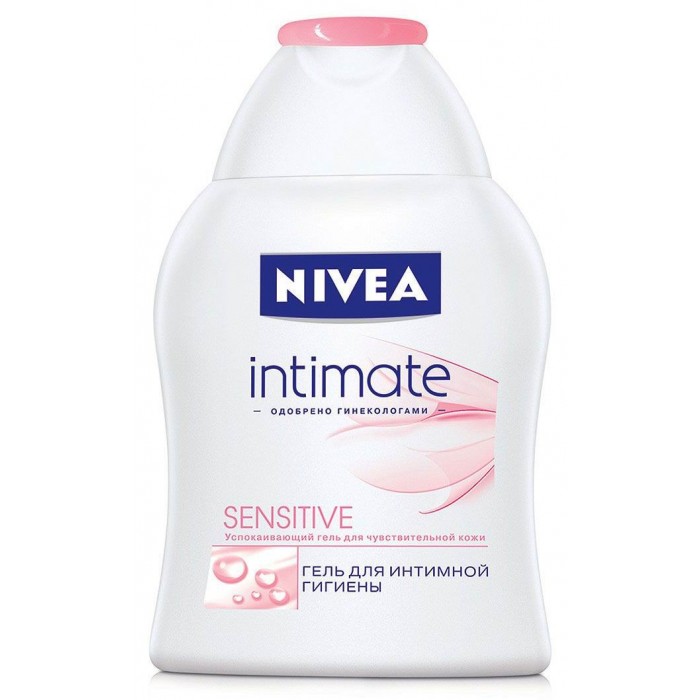 Nivea Гель Intimo Sensitive для интимной гигиены 250 млГель Intimo Sensitive для интимной гигиены 250 мл Nivea Гель Intimo Sensitive для интимной гигиены 250 млГель Intimo Sensitive для интимной гигиены 250 млГель Nivea Intimo Sensitive для интимной гигиены специально разработан для ухода за чувствительной кожей интимных участков тела. Экстракт алоэ-вера обладает увлажняющими свойствами, ухаживает за чувствительной кожей и снимает раздражение. Мягкая формула с молочной кислотой поддерживает естественный уровень рН, дарит ощущение чистоты и свежести в течение всего дня. Особенности: Без консервантов. Одобрен гинекологами и дерматологами. Не содержит спирта, щёлочного мыла и красителей. Соответствует естественному уровню pH кожи интимных участков тела - 4.6. Подходит для ежедневного использования. Nivea является одной из ведущих мировых компаний в области средств по уходу за кожей. Nivea заботится о потребителях, предлагая им совершенные и инновационные продукты. В исследовательском центре компании работает более 150 специалистов в области дерматологии и косметологии, фармакологии и химии. Косметическая продукция совершенствуется благодаря регулярным лабораторным исследованиям и многочисленным тестам.<br>