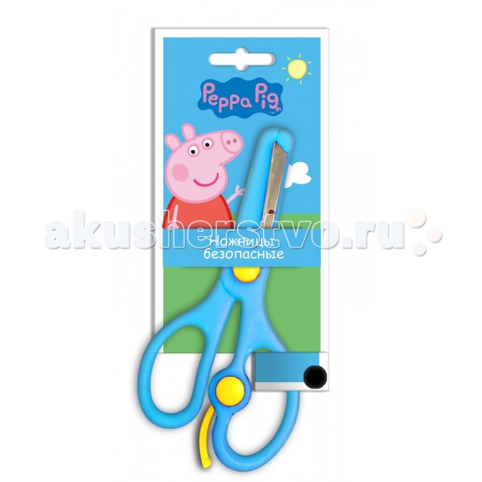 Peppa Pig Ножницы безопасныеНожницы безопасные Peppa Pig Ножницы безопасныеНожницы безопасныеНожницы безопасные с усилителем разработаны специально для самых первых уроков вырезания. Благодаря своему маленькому размеру и эргономичному корпусу, ножницы удобно располагаются в ладошке, а усилитель заставляет ножницы раскрываться без особого нажима. Это помогает ребенку с легкостью учиться стричь и без труда создавать свои первые поделки. Лезвия изготовлены из высококачественной нержавеющей стали, имеют закругленные концы и покрыты пластиковыми накладками, что делает их совершенно безопасными для малышей. Длина ножниц: 13.5 см<br>
