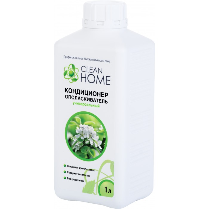 Clean Home Кондиционер-ополаскиватель для белья яблоневые сады 1000 млКондиционер-ополаскиватель для белья яблоневые сады 1000 мл Clean Home Кондиционер-ополаскиватель для белья яблоневые сады 1000 млКондиционер-ополаскиватель для белья яблоневые сады 1000 млClean Home Кондиционер-ополаскиватель для белья яблоневые сады 1000 мл Универсальный кондиционер для белья с нежным ароматом яблоневых садов Предназначен для смягчения и уменьшения износа тканей из хлопка, шерсти и синтетических материалов Продлевает срок службы вещей, сохраняя их форму Подходит как для ручной стирки, так и для стиральных машин любого типа Придает белью мягкость и свежесть Увеличивает устойчивость к загрязнениям тканей Сохраняет яркость красок Облегчает глаженье белья.<br>