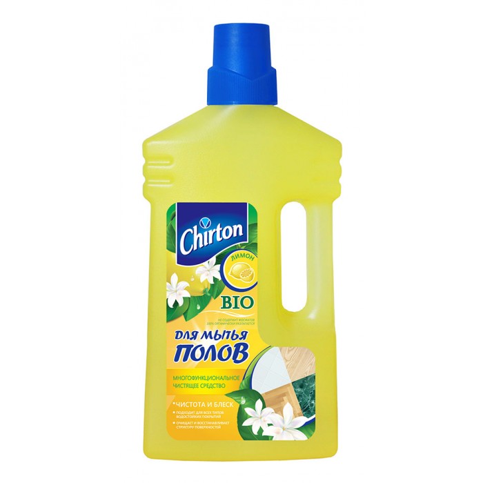 Chirton Средство для мытья полов ЛимонСредство для мытья полов Лимон Chirton Средство для мытья полов ЛимонСредство для мытья полов ЛимонСредство для мытья полов Chirton Лимон 1 л - cовременное многофункциональное чистящее средство предназначено для очистки и восстановления структуры поверхности пола из всех водостойких покрытий. Особенности Рекомендуется для внутренних и наружных работ. Быстро отмывает даже сильно загрязнённые поверхности. Придаёт свежесть и блеск. Не оставляет разводов. Удобная бутылка с ручкой. BIO-средство, не содержит фосфатов, полностью биологически разлагается.<br>