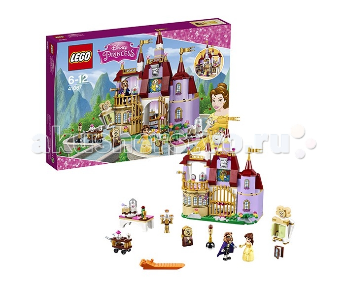 Конструктор Lego Disney Princesses 41067 Лего Принцессы Дисней Заколдованный замок БелльDisney Princesses 41067 Лего Принцессы Дисней Заколдованный замок Белль Конструктор Lego Disney Princesses 41067 Лего Принцессы Дисней Заколдованный замок БелльDisney Princesses 41067 Лего Принцессы Дисней Заколдованный замок БелльLego Disney Princesses 41067 Лего Принцессы Дисней Заколдованный замок Белль 374 деталей Лего Принцессы Дисней Заколдованный замок Белль - отличный подарок для девочки. Он состоит из 374 деталей и включает две минифигурки главных персонажей сказки Красавица и чудовище Основные функции и элементы: Вращающийся подиум для танцев Возможность танцевать за столом Вращающаяся деталь с портретом Принца и маской Чудовища Маска Чудовища Волшебная роза Книжная полка с раскрывающимися книжками Персонажи мультфильма - Люмьер, Когсворт, Мадам Потс и Чип, Фифи, Печь, Шкаф. Количество деталей: 374 Рекомендуемый возраст: 6-12 лет<br>