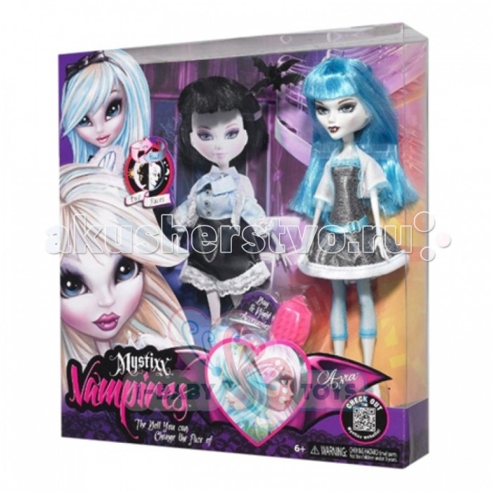 Mystixx Кукла Vampires Азра с одеждойКукла Vampires Азра с одеждой Mystixx Кукла Vampires Азра с одеждойКукла Vampires Азра с одеждойКукла мистикс вампир Азра с одеждой Необычайно оригинальная кукла Кукла Mystixx Vampires Azra, несомненно,найдет чем порадовать свою маленькую хозяйку. Как модели всей серии Vampires, она меняет выражение своего лица, моментально перевоплощаясь из очаровательной девушки в злобного коварного монстра. Гибкий пластиковый корпус и стальной каркас, открывает неограниченные возможности для новых игр, в которых кукла примет непосредственное участие. Яркая одежда и стильные аксессуары как у взрослой, сделают игру насыщенной и красочной.<br>