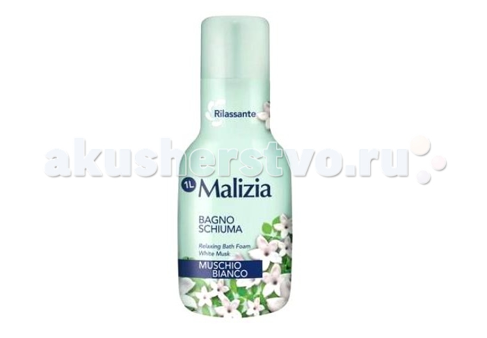 Malizia Пена для душа Fresca Vitalita White Musk 1 лПена для душа Fresca Vitalita White Musk 1 л Malizia Пена для душа Fresca Vitalita White Musk 1 лПена для душа Fresca Vitalita White Musk 1 лMalizia пена для душа Fresca Vitalita White Musk 1 л великолепное косметическое средство, предназначенное для бережного и нежного ухода за вашим телом. Она сделает вашу кожу невероятно мягкой и бархатистой. Подходит для всех типов кожи. Можно использовать как ароматическую пену для ванны. Оказывает оздоровительный, питательный, успокаивающий эффект. Объем:1 л Способ применения: для создания нежной пены небольшое количество средства налить под струю воды при наполнении ванны. Протестирован дерматологами. Опасно при попадании в глаза.<br>