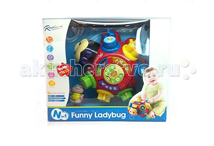 Развивающая игрушка Tinbo Toys Сказочная Божья КоровкаСказочная Божья Коровка Развивающая игрушка Tinbo Toys Сказочная Божья КоровкаСказочная Божья КоровкаРазвивающая игрушка Tinbo Toys Сказочная Божья Коровка выполненная в форме забавной божьей коровки. Она имеет различные звуковые эффекты. Во время игры можно услышать веселые мелодии. Характеристики: развивающая, обучающая игрушка Сказочная Божья Коровка многофункциональная игрушка с различными звуковыми эффектами развивает мелкую моторику рук, музыкальный слух, визуальное восприятие, логику, мышление.<br>
