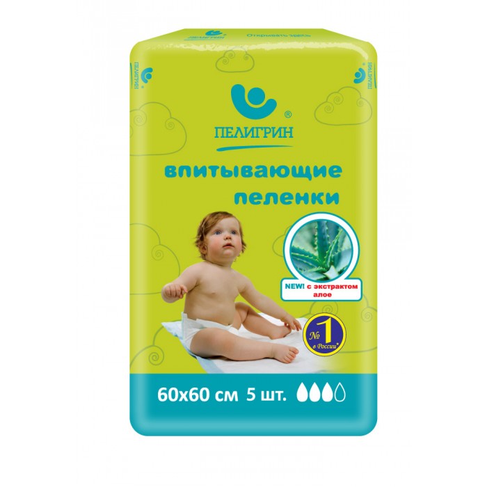 Пелигрин Пеленки впитывающие Алоэ 60х60 5 шт.Пеленки впитывающие Алоэ 60х60 5 шт. Пелигрин Пеленки впитывающие Алоэ 60х60 5 шт.Пеленки впитывающие Алоэ 60х60 5 шт.Описание товара Впитывающие пеленки Пелигрин Алоэ 60х60 см, 5 шт Экстракт алое обладает противовоспалительным, смягчающим и общетонизирующим средством, способствует усилению регенерации клеток и препятствует росту болезнетворных бактерий и грибковых инфекций. Используются как средство для ухода за новорожденными. Впитывающие пеленки Пелигрин Алоэ используются для защиты кроваток, колясок, пеленальных столиков. Полиэтиленовое основание исключает протекание жидкости, нетканый материал оставляет поверхность всегда сухой. Впитывающий слой надежно удерживает влагу и запах.<br>