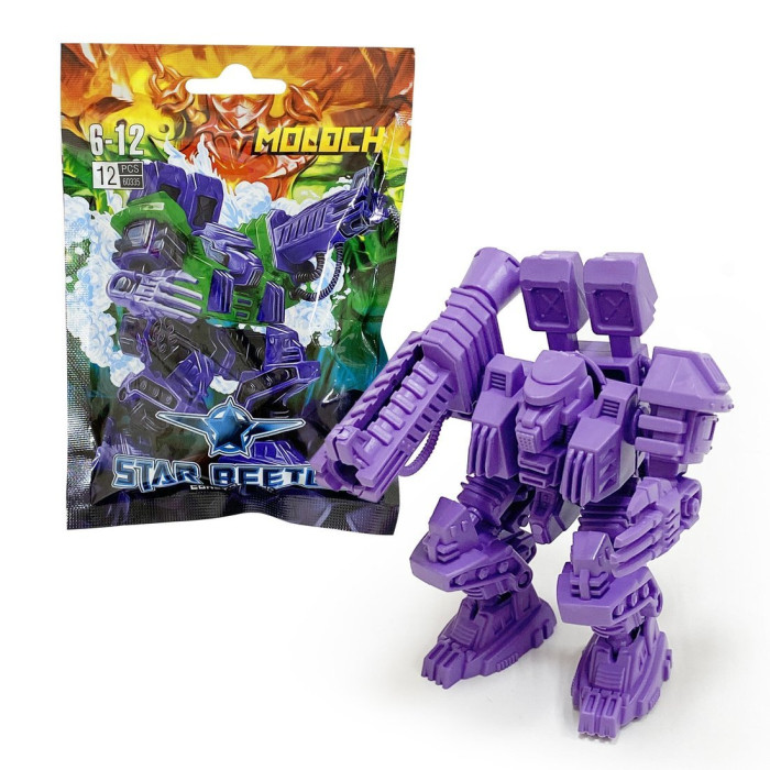 Конструктор Kribly Boo Star Beetle Звездный Воин Молон 12 деталей 
Конструктор Kribly Boo Star Beetle Звездный Воин Молон 12 деталей