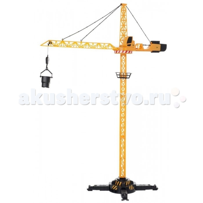 JCB Кран на дистанционном управленииКран на дистанционном управлении JCB Кран на дистанционном управленииКран на дистанционном управленииКран JCB на дистанционном управлении высотой целых 120 см, является уменьшенной копией своего прототипа – современной строительной техники JCB. Ребенок почувствует себя настоящим строителем с новым супер-реалистичным башенным краном JCB с пультом управления! Игрушка позволяет поднимать и опускать на нужную высоту строительные материалы, двигать стрелу крана вперед или назад, поворачивать кран вокруг своей оси и аккуратно опускать кубики на нужное место. Кран JCB на дистанционном управлении cделан из высококачественной прочной пластмассы, что позволит ещё дольше играть с ним, не боясь поломок. Кран имеет прочную устойчивую конструкцию, что не позволит ему случайно упасть при транспортировке грузов. Кроме того, кран очень легко и быстро собирается и разбирается – достаточно отцепить три крючка, и стрела сложится. В комплекте: разные приспособления для подъёма грузов, пульт управления. Для работы крана необходимы 3 батарейки 1,5V AA. В комплект не входят.<br>