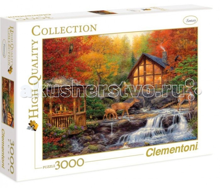 Clementoni Пазл High Quality Collection - Чак Пинсон Осень (3000 элементов)Пазл High Quality Collection - Чак Пинсон Осень (3000 элементов) Clementoni Пазл High Quality Collection - Чак Пинсон Осень (3000 элементов)Пазл High Quality Collection - Чак Пинсон Осень (3000 элементов)Пазл - великолепная игра для семейного досуга. Сегодня собирание пазлов стало особенно популярным, главным образом, благодаря своей многообразной тематике, способной удовлетворить самый взыскательный вкус. А для детей это не только интересно, но и полезно. Собирание пазла развивает мелкую моторику у ребенка, тренирует наблюдательность, логическое мышление, знакомит с окружающим миром, с цветом и разнообразными формами.<br>