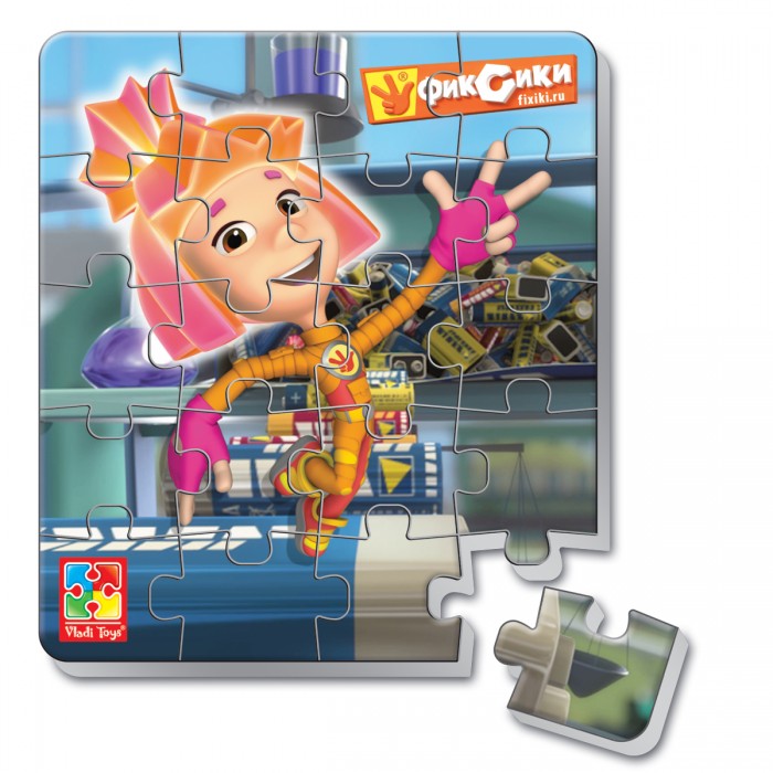 Vladi toys Пазлы мягкие магнитные в стакане Фиксики Симка (20 элементов)Пазлы мягкие магнитные в стакане Фиксики Симка (20 элементов) Vladi toys Пазлы мягкие магнитные в стакане Фиксики Симка (20 элементов)Пазлы мягкие магнитные в стакане Фиксики Симка (20 элементов)Пазл в стаканчике «Симка» — это магнитный пазл с изображением героя мультфильма «Фиксики». Картинка собирается из 20 элементов. Мягкие детали пазла приятны на ощупь и удобны для ручки малыша. Собирая пазл с Симкой, малыши научатся соотносить детали по форме, цвету и размеру. Пазлы способствуют развитию мелкой моторики, образного и логического мышления, формируют усидчивость. Особенностью этого пазла является наличие оригинальной упаковки – стаканчика, в котором очень удобно хранить детали. Приобретая магнитный пазл в стаканчике «Симка», вы получаете в подарок магнит с изображением забавных Маси и Симки.<br>