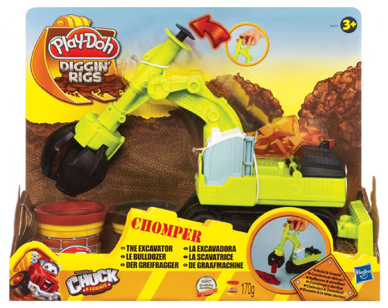 Пластилин Play-Doh Hasbro Набор Экскаватор