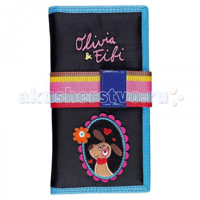 Spiegelburg Портмоне Olivia & Fifi 90294Портмоне Olivia & Fifi 90294 Spiegelburg Портмоне Olivia & Fifi 90294Портмоне Olivia & Fifi 90294Стильное портмоне Olivia & Fifi из непромокаемой ткани черного цвета с аппликацией милой собачки Фифи, разместит внутри деньги, мелочь, кредитные карты, фото. Креативный аксессуар современной девушки. Основные характеристики: Размер: 11 х 20 см<br>