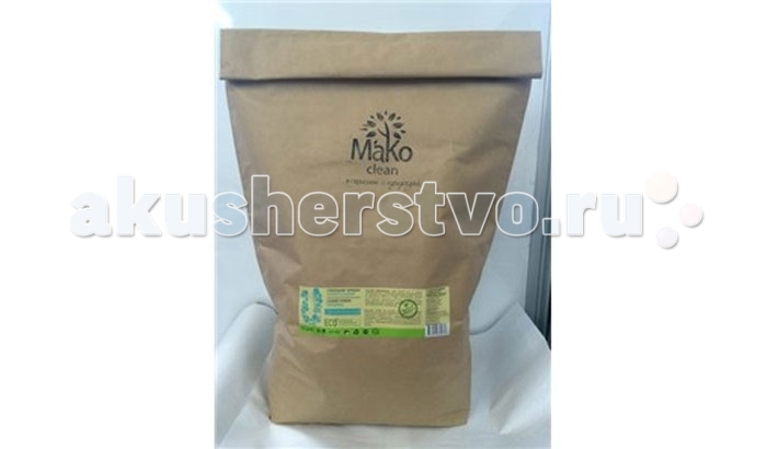 MaKo Clean Порошок стиральный Universal универсальный 10 кгПорошок стиральный Universal универсальный 10 кг MaKo Clean Порошок стиральный Universal универсальный 10 кгПорошок стиральный Universal универсальный 10 кгMaKo Clean Порошок стиральный MaKo Clean Universal, универсальный, 10 кг. Те, кто отдает предпочтение натуральным средствам для стирки и уборки, знают, как трудно найти компромисс между эффективностью и экологичностью. Сложные пятна плохо поддаются воздействию народных средств, а обычные порошки вредят окружающей среде, а также могут стать причиной аллергии. Гипоаллергенный бесфосфатный эко-порошок MakoClean подходит для стирки всех вещей, не требующих специального ухода, бережно относится к ярким цветам и беспощаден к загрязнениям. Простое решение для тех, кто заботится о своих близких — и не забывает о природе. Универсальный эко порошок от Мако Экологичный натуральный состав, высокая эффективность стирки, безвредны для человека и окружающей среды — все, что нужно современному человеку, который заботится о здоровье своих близких. Применения стирального эко порошка При среднем уровне загрязнения и средней жесткости воды достаточно всего 60 г стирального порошка на 1 цикл стирки. Количество стирального средства может быть изменено в зависимости от степени загрязнения. Бесфосфатный порошок не содержит: хлора фосфатов ароматизаторов красителей и других химически агрессивных компонентов отдушек оптического отбеливателя. Состав натурального порошка: АПАВ-на основе сырья растительного происхождения (5-15%) , НПАВ — глюкозиды, мыльная крошка, кислородный отбеливатель, активатор отбеливателя, комплексообразователь КМЦ, силикат натрия, карбонат натрия - сода кальцинированная, сульфат натрия, энзимы, пеногаситель Преимущества Удаляет любые загрязнения при температурах от 40 до 95 °С Для всех типов стиральных машин и для ручной стирки Для всех типов тканей, которые не требуют специального ухода Не вызывает аллергии и раздражения Полностью выполаскивается с ткани Предотвращает деформацию и усадку детской одежды Сохраняет цвет ткани Без запаха Полностью биоразлагаемая упаковка.<br>