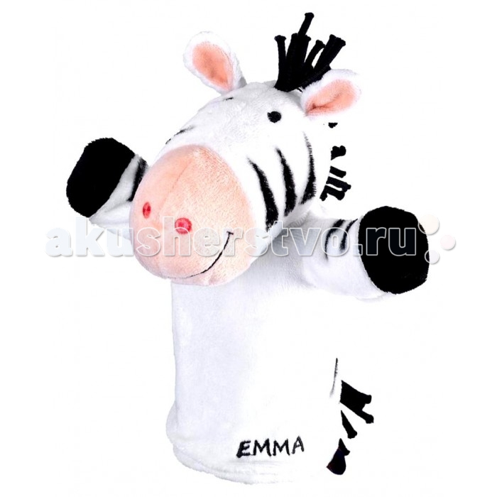 Spiegelburg Кукла-перчатка Emma 25199Кукла-перчатка Emma 25199 Spiegelburg Кукла-перчатка Emma 25199Кукла-перчатка Emma 25199Spiegelburg Кукла-перчатка Emma 25199 - это отличный способ развеселить Вашего ребенка! Сделанная в виде зебры Эммы она, непременно, заинтересует и рассмешит детей! Куклу-перчатку могут одевать взрослые, чтобы поиграть с детьми, или сами дети, чтобы играть друг с другом в кукольный театр, придумывать и устраивать целые представления! Играя с куклой-перчаткой Emma, дети будут развивать фантазию и получат море положительных эмоций! Компания гарантирует высочайшее качество продукции и соответствие европейским стандартам.<br>