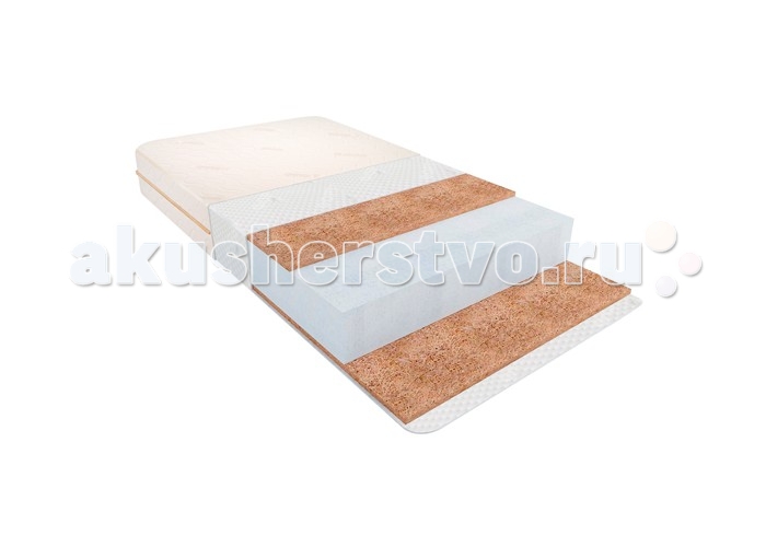 Матрас Daka Baby Эко-сон 120х60х12Эко-сон 120х60х12 Матрас Daka Baby Эко-сон 120х60х12Эко-сон 120х60х12Отличительные характеристики детского матраса от DakaBaby Эко Сон: основными наполнителями данного матраса являются такие натуральные волокна, как термофайбер и кокосовая койра. Благодаря особенностям данных материалов, матрас обеспечивает комфорт и правильное развитие осанки ребенка даже во сне. Изготовлен данный матрас по ноу-хау технологии «зима-лето», обеспечивающий максимальный комфорт и здоровый сон всесезонно. Педиатры рекомендуют использовать для деток до года сторону с кокосовым волокном в основе, а для детей постарше лучше использовать вторую сторону матраса, менее жесткую. Состав матраса Кокосовая койра - 1 см. Струттофайбер - 10 см. Кокосовая койра - 1 см. Струттофайбер - инновационный материал, который отличается жесткостью и упругостью. Благодаря вертикальному расположению волокон материал быстро восстанавливает объем, даже после многочисленных нажатий. Он отлично пропускает воздух, обеспечивая постоянную вентиляцию. Кокосовая койра - натуральный жесткий материал, который пропускает воздух, не впитывает запахи, влагу, препятствует размножению постельных клещей, бактерий и микроорганизмов. Кокосовое волокно рекомендовано как незаменимый спутник малышей до года, позволяющий сформировать правильную осанку и правильное развитие опорно-двигательного аппарата. Такой матрас очень легко содержать в чистоте, так как его наполнители не впитывают влагу и запахи, а стеганый чехол из натурального хлопка всегда можно снять и постирать в машинном режиме.<br>