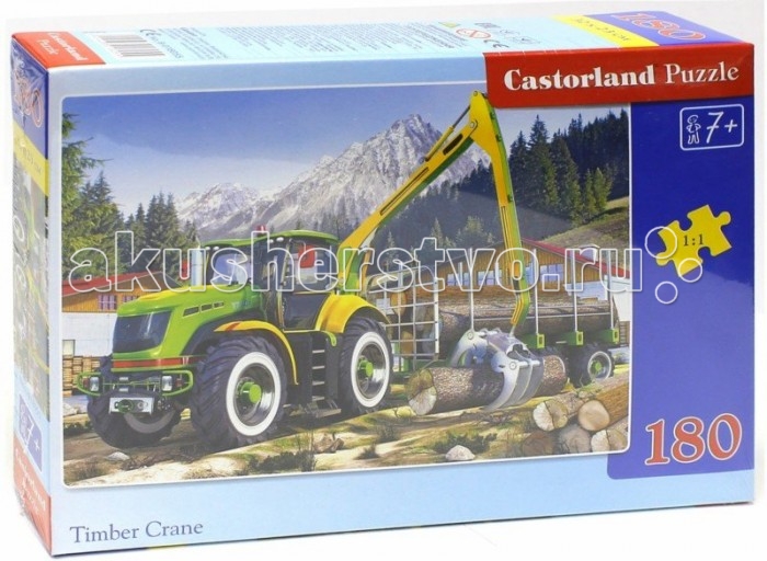 Castorland Пазл Лесовоз 180 элементовПазл Лесовоз 180 элементов Castorland Пазл Лесовоз 180 элементовПазл Лесовоз 180 элементовПазл Лесовоз изготовлен из качественного спрессованного картона. 180 элементов имеют ровные края, поэтому детали хорошо стыкуются между собой. Картинка, которая получится у вас в результате сборки пазла — изображение лесоповала. Чтобы у вас не возникло сложностей с составлением картинки — вы можете ориентироваться на изображение, напечатанное на коробке пазла. Основные характеристики: Размер упаковки: 24.5 x 17.5 x 3.7 см Размер собранной картины: 32 х 23 см Количество элементов: 180 шт.<br>