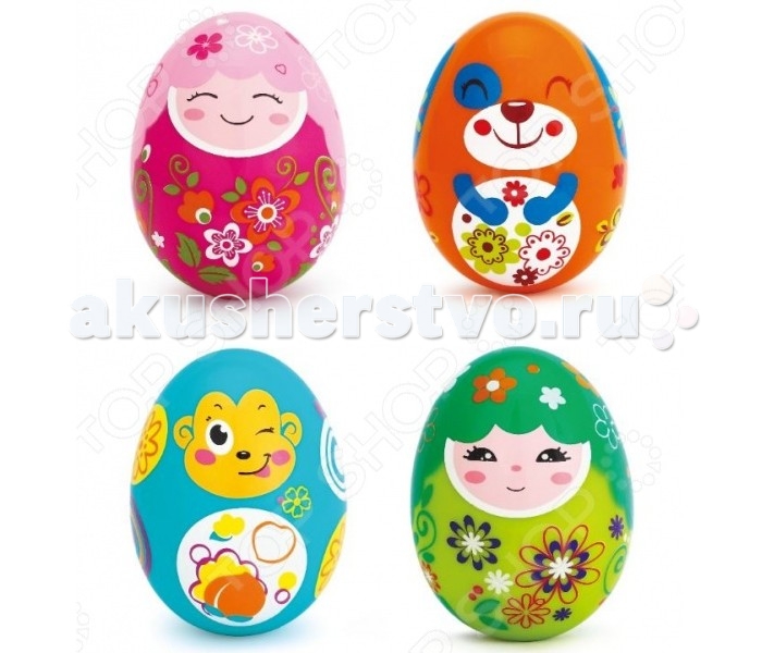 Погремушка Huile Toys Погремушки-неваляшкиПогремушки-неваляшки Погремушка Huile Toys Погремушки-неваляшкиПогремушки-неваляшкиHuile toys Погремушки-неваляшки Y61235 Яркая, красочная погремушка-неваляшка из пластика Egg Shaker сделана в форме разноцветного яйца с нарисованной забавной рожицей. Игрушка выполнена по принципу неваляшки, что позволяет ей всегда возвращаться в исходное положение, а когда малыш начнет трясти ее, мягкое звучание погремушки позволит ему в полной мере насладиться процессом игры. Внимание! Цена указана за одну игрушку.<br>