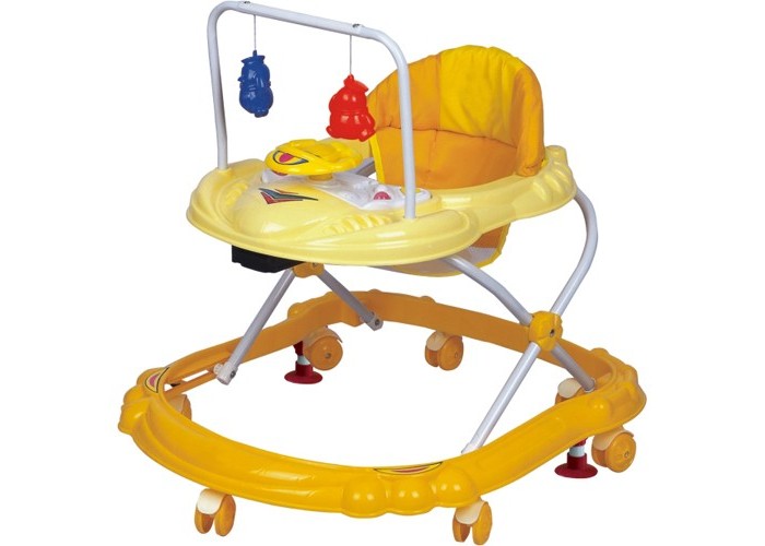 Ходунки Barty BL312B с ручкой-толкателемBL312B с ручкой-толкателем Ходунки Barty BL312B с ручкой-толкателемBL312B с ручкой-толкателемХодунки Barty BL-312B – первое транспортное средство юного гонщика! Отличная конструкция, которая в игровой форме позволит ребенку легко и быстро научиться ходить. Отвлекаясь на игру, которой способствует стилизация ходунков под автомобиль, малыш не заметит, как резво начнет передвигать ножками и самостоятельно ходить. Особенности: Конструкция качественная и экологичная Поворотные колесики на раме обеспечивают устойчивость и одновременную маневренность ходунков Сидение со спинкой очень удобное В сложенном виде очень компактные и легко транспортируются в обычном багажнике автомобиля Пока ребенок маленький, родители могут подталкивать ребенка для езды. Для этого предусмотрен удобный толкатель, который за ненадобностью можно легко снимать Широкое основание для максимальной устойчивости 7 двойных поворотных колес, имеют музыкально - игровую панель<br>