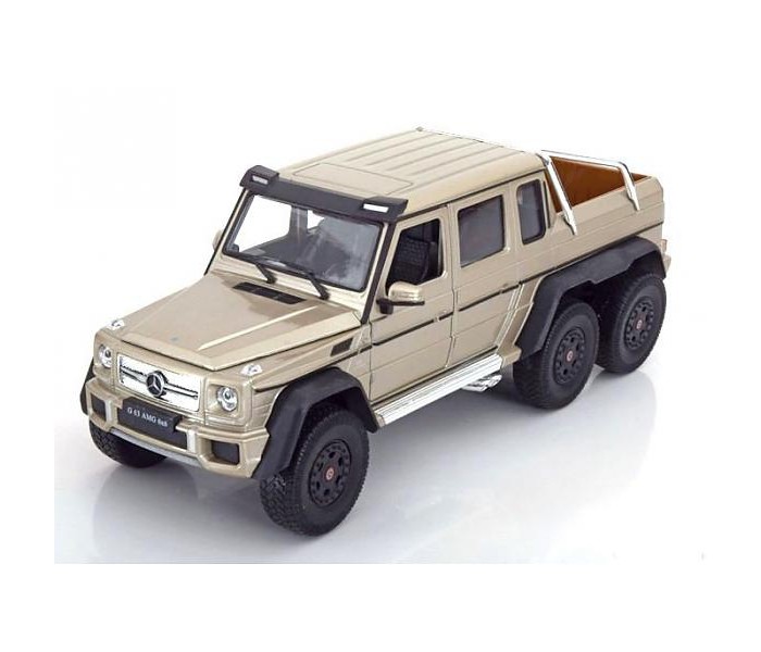 Welly Модель машины 1:24 Mercedes-Benz G63 AMG 6x6Модель машины 1:24 Mercedes-Benz G63 AMG 6x6 Welly Модель машины 1:24 Mercedes-Benz G63 AMG 6x6Модель машины 1:24 Mercedes-Benz G63 AMG 6x6Welly Модель машины 1:24 Mercedes-Benz G63 AMG 6x6 Модель машины от Welly выполнена в точном соответствии с оригиналом. Все модели машинок Велли очень точные, потому что создаются по лицензии автопроизводителя. У машинки открывается капот и двери. Масштаб - 1:24.<br>