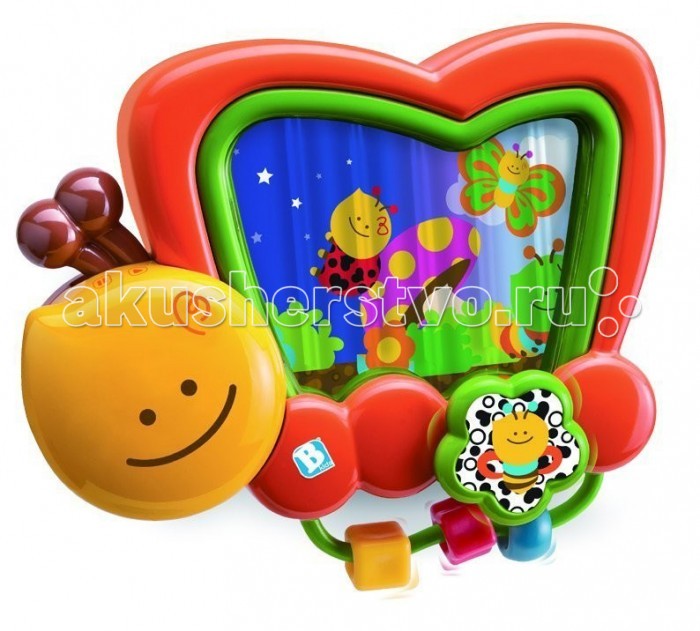 Подвесная игрушка B kids на кроватку Музыкальная шкатулкана кроватку Музыкальная шкатулка Подвесная игрушка B kids на кроватку Музыкальная шкатулкана кроватку Музыкальная шкатулкаB kids Игрушка на кроватку Музыкальная шкатулка 004399B Игрушка «Музыкальная шкатулка» на кроватку – это красивый интерактивный помощник, который должен быть в арсенале каждой мамы. Здесь есть все необходимое, чтобы развлечь младенца. Шкатулка, выполненная в виде симпатичной бабочки, проигрывает нежные мелодии, а экран, расположенный на ее крыльях, показывает картинки. Управлять процессом можно с помощью двух переключателей: один из них находится в усиках бабочки, другой – в цветке. Шкатулка включается, если потянуть за рукоять в виде голубого мотылька: со временм малыш научится делать это сам. Интерактивная шкатулка закрепляется на спинке кроватки. Предназначено для детей с рождения и до 5 месяцев.<br>