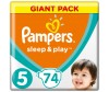 Pampers Подгузники Sleep & Play Junior (11-18 кг) 74 шт.