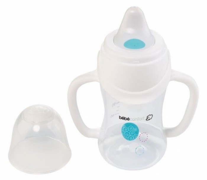 Поильник Bebe Confort Бутылочка-непроливайка Easy Clip 150 млБутылочка-непроливайка Easy Clip 150 мл Поильник Bebe Confort Бутылочка-непроливайка Easy Clip 150 млБутылочка-непроливайка Easy Clip 150 млБутылочка–поильник, непроливайка Bebe Confort Easy Clip серия Maternityподойдёт для малышей от 6 месяцев. На смену бутылочке с обычной закруткой, пришла инновация от системы Easy Clip, которая позволяет удобно закрывать - открывать бутылочку одним нажатием руки. Риск протекания жидкости или случайное открывание исключен. Клапан поильника системы Easy Clip от Bebe Confort обеспечивает безопасный поток жидкости. Две ручки и эргономичная форма носика удобны в использовании для ребёнка. Объём: 150 мл. Возраст: от 6 месяцев. Материалы: полипропилен, силикон.<br>