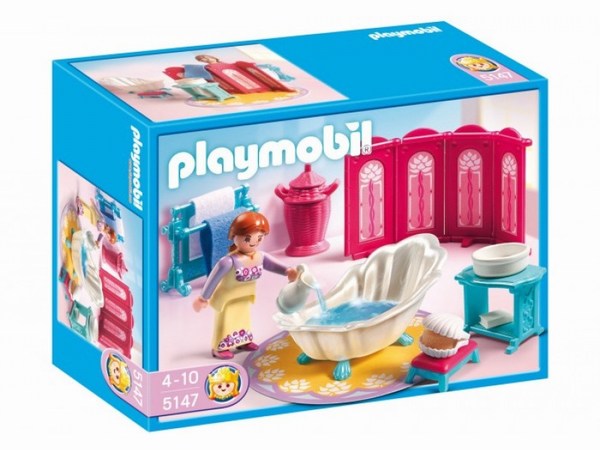 Конструктор Playmobil Сказочный дворец: Королевская ванная комнатаСказочный дворец: Королевская ванная комната Конструктор Playmobil Сказочный дворец: Королевская ванная комнатаСказочный дворец: Королевская ванная комнатаОчень красивая королевская ванна в которой есть большая красная ширма, вешалка для полотенец, умывальник, ракушка с губкой, ваза и красивая ванна на ножках. В комплекте одна фигурка человечка.<br>