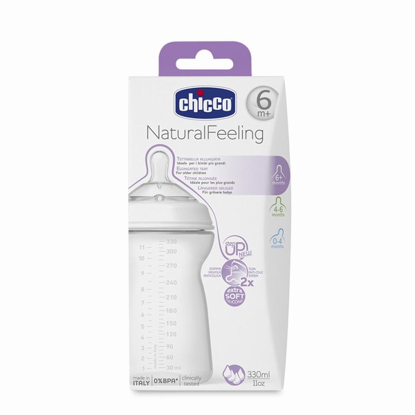 Бутылочка Chicco Step Up для каш 6+ 330 мл80737Step Up для каш 6+ 330 мл80737 Бутылочка Chicco Step Up для каш 6+ 330 мл80737Step Up для каш 6+ 330 мл80737Слегка закругленное основание и удлиненная соска для малышей постарше. Обеспечивает легкий захват для кормления подрастающих малышей. Удлиненная соска стимулирует волнообразное движение языка и правильное проглатывание. А флексоры у основания соски повышают эластичность и гибкость. Мягкий сосок со специальной текстурой имитирует материнскую грудь. Данная бутылочка также оснащена двойным противоколиковым клапаном для предотвращения всасывания воздуха, что сокращает риск возникновения колик.<br>