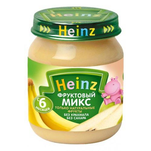 Heinz Пюре Фруктовый микс с 4 мес., 120 г