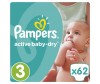 Pampers Подгузники Active Baby Midi (4-9 кг) 62 шт.