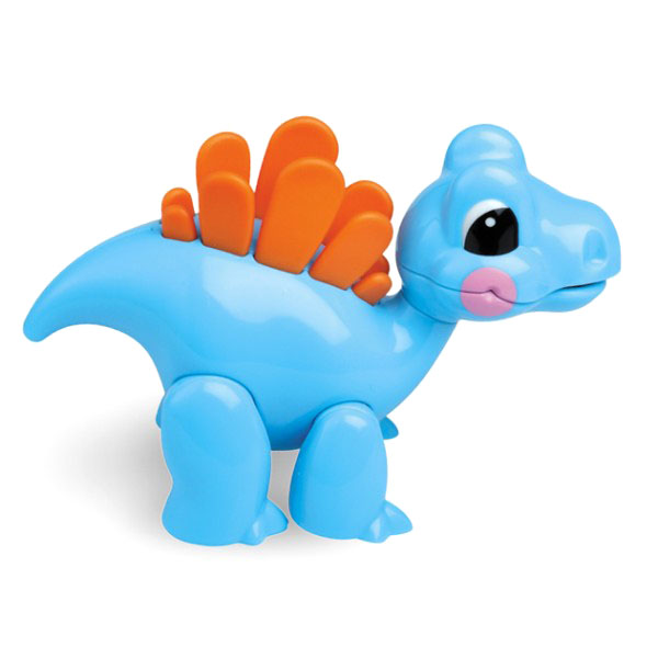 Развивающая игрушка Tolo Toys СтегозаврСтегозавр Развивающая игрушка Tolo Toys СтегозаврСтегозаврПри сгибании конечностей, а также при поворотах головы игрушки раздается легкий треск. Возможны различные положения, благодаря шарнирному телу. Игрушка способствует развитию моторики, помогает научится различать цвета и воспринимать звуки. Фигурка безопасна во время прорезывания зубов. Игрушки Tolo отличаются высоким качеством изготовления и повышенной прочностью.<br>