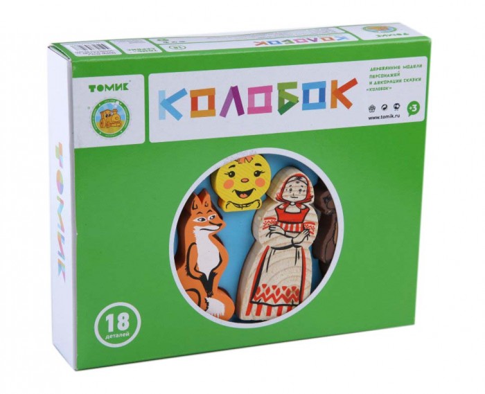 Деревянная игрушка Томик Конструктор Сказки: КолобокКонструктор Сказки: Колобок Деревянная игрушка Томик Конструктор Сказки: КолобокКонструктор Сказки: КолобокКонструктор Колобок фирмы Томик включает в себя набор из 18-ти деталей: персонажи сказки, строительные элементы, а также вкладыш с текстом сказки. С помощью этого конструктора Вы можете устроить свой маленький домашний театр. Можно самим придумывать новые сказки со старыми героями, позвольте ребенку самостоятельно придумать сюжет и воплотить его. Конструктор изготовлен из натурального дерева хвойных пород. Изображение износоустойчивое (нанесено методом шелкографии) и не сотрется при длительном использовании. Используемые материалы разрешены для изготовления детских игрушек и имеют гигиеническое заключение. Игра с конструктором развивает зрительное восприятие, наблюдательность и внимание, мелкую моторику рук и произвольные движения. Количество деталей: 18 шт. Материал: дерево Размер упаковки: 22 см x 22 см x 2 см. Упаковка: картонная коробка.<br>
