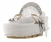Колыбель Pali Плетеная люлька с капюшоном Baby Baby и подставкой