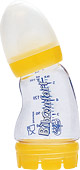 Bebe Confort Бутылочка BIB CONFORT пластиковая 150 мл, соска силикон+латекс,0 6 мес.(пластиковая коробка)