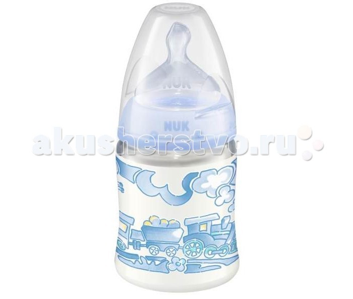 Бутылочка Nuk First Choice Baby Blue пластик с антиколиковой соской из силикона 150 млFirst Choice Baby Blue пластик с антиколиковой соской из силикона 150 мл Бутылочка Nuk First Choice Baby Blue пластик с антиколиковой соской из силикона 150 млFirst Choice Baby Blue пластик с антиколиковой соской из силикона 150 млБутылочки и соски NUK FIRST CHOICE обладают всеми преимуществами ортодонтической соски NUK и вызывают у ребенка ощущения, сходные с теми, которые возникают при сосании материнской груди. С силиконовой соской ордодонтической соской размер 1 (0-6 месяцев) М (среднее отверстие) Антиколиковая система NUK Anti-Colic AIR SYSTEM снижает вероятность возникновения колик, вызываемых вредным заглатыванием воздуха Произведена из высококачественного материала - пластика (РС, не содержит Bisphenol-A) Экстра широкое горлышко для легкого наполнения и очищения Эргономичная форма бутылочки - удобно держать Рисунок из коллекции NUK Baby Rose & Blue Совместимы с любыми товарами серии NUK FIRST CHOICE<br>