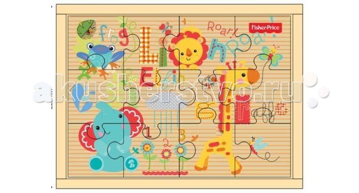 Деревянная игрушка Fisher Price Пазл 3 в 1Пазл 3 в 1 Деревянная игрушка Fisher Price Пазл 3 в 1Пазл 3 в 1Деревянный пазл Fisher Price с 3-мя картинками для детей от двух лет - занимательная игрушка, которая никогда не наскучит вашему чаду. Картинки очень яркие и живые, и они непременно привлекут внимание ребенка. Детали пазла изготовлены из прочного дерева, поэтому они плотно прилегают друг к другу, и не требуют дополнительной фиксации. Игра развивает мелкую моторику, цветовосприятие, усидчивость, улучшает наблюдательность и способность концентрировать внимание.<br>