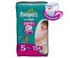 Pampers Подгузники-трусики Active Girl Junior для девочек Micro (12-18 кг) 15 шт.