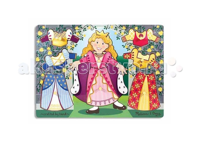 Melissa & Doug Переодень принцессу 8 элементовПереодень принцессу 8 элементов Melissa & Doug Переодень принцессу 8 элементовПереодень принцессу 8 элементовМои первые пазлы Melissa & Doug Переодень принцессу. Собирать картинку из пазлов - весло и увлекательно. Это замечательное времяпровождение для детей.<br>
