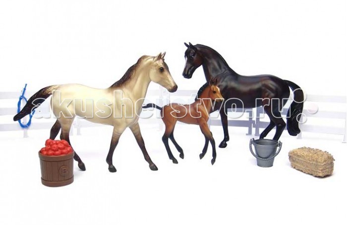 Игровые фигурки Breyer Набор Вестерн-баррел Игровые фигурки Breyer Набор Вестерн-баррел