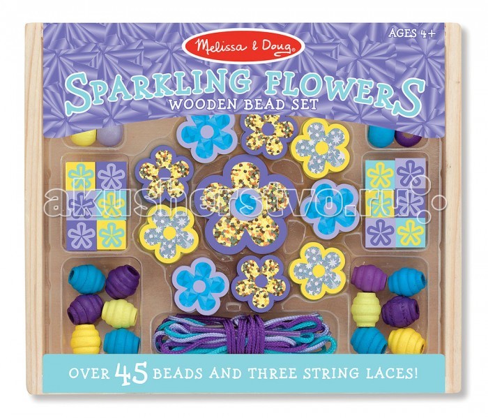 Melissa & Doug Набор бусин Сияющие цветыНабор бусин Сияющие цветы Melissa & Doug Набор бусин Сияющие цветыНабор бусин Сияющие цветыНабор бусин Melissa & Doug Сияющие цветы Дизайн красивых деревянных бусинок, позволит создать интересные украшения для маленькой модницы. Разнообразие цветов, оттенков, строений сможет раскрыть самые смелые творческие решения. Набор Мелисса будет стимулировать молодых ювелиров<br>
