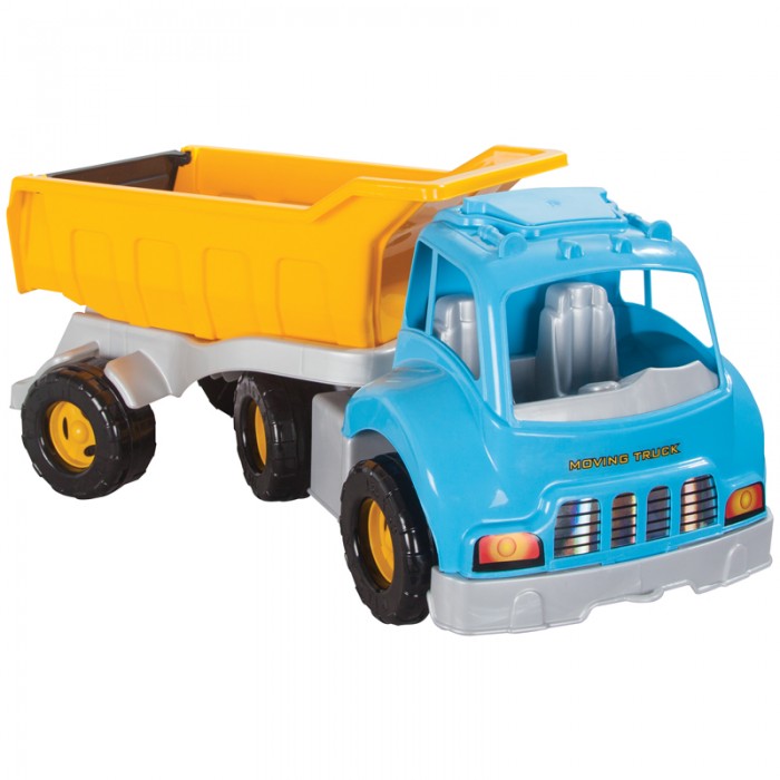 Pilsan Грузовик Moving TruckГрузовик Moving Truck Pilsan Грузовик Moving TruckГрузовик Moving TruckГрузовик Moving Truck - яркая игрушка для игр на улице. Большой грузовик привлечет детское внимание и позволит придумать много увлекательных игр. При помощи грузовика ребенок сможет активно развивать воображения, сочиняя все новые игры, а также координацию движений и восприятие цветов. Грузовик имеет большие колеса и откидной кузов, в который можно положить мелкие предметы или насыпать песок. Максимальная нагрузка 5 кг. Модель имеет большие рельефные пластиковые колеса, которые отличаются легким ходом даже по песку. Откидной кузов. Материал: прочный пластик. Размеры: 43.5х70х49 см. Цвета в ассортименте. Компания Pilsan начала свою историю в 1942 году. Сегодня – это компания-гигант индустрии крупногабаритных детских игрушек, которая экспортирует свою продукцию в 57 стран мира. Компанией выпускается 146 наименований продукции – аккумуляторные и педальные автомобили, велосипеды, развивающие игрушки и аксессуары для детей. Вся продукция Pilsan сертифицирована и отвечает международным стандартам качества.<br>