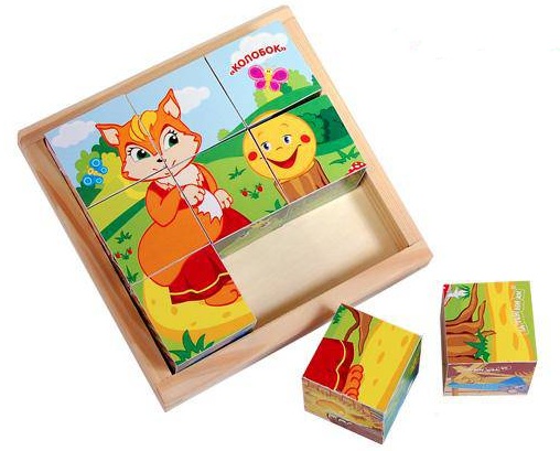 Деревянная игрушка Затейники Кубики Сказки 9 шт.Кубики Сказки 9 шт. Деревянная игрушка Затейники Кубики Сказки 9 шт.Кубики Сказки 9 шт.Деревянная игрушка Затейники Кубики Сказки - это набор кубиков, из которых ваш малыш сможет собрать красочные картинки с изображением мультипликационных героев. Игра с данным набором способствует развитию мелкой моторики рук, логического мышления и тактильного восприятия. Все элементы изготовлены из дерева и полностью безопасны для вашего ребенка.<br>