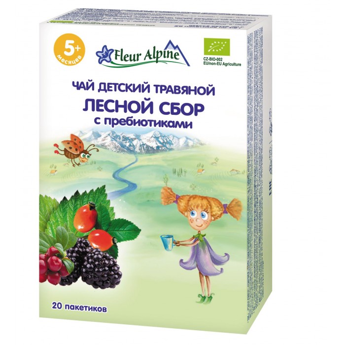 Чай Fleur Alpine Детский чай Лесной сбор с 5 мес. 1 г х 20 пак.
